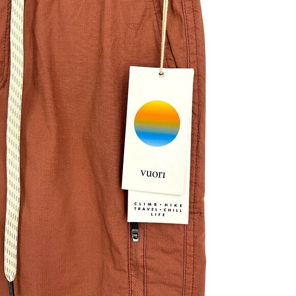 NWT Vuori Vintage Ripstop Pants Copper Orange Size XS Women's - Picture 3 of 7